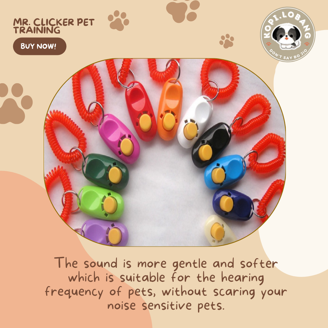 ✅[SG] MR. CLICKER PET TRAINING ★ Command & Obedience Training ★ FREE Clicker Dog Training e-Guide Worth $7★ SG Stock ★ Perfect for Gift