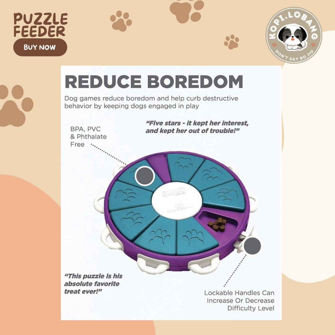 ✅[SG] MR PUZZLE & BRAIN TRAINING GAMES FEEDER ★ FREE Enrichment Tips & Ideas e-Guide Worth $7★ SG Stock ★ Kopi Lobang ★ For Dog Cat ★ Perfect for Gift