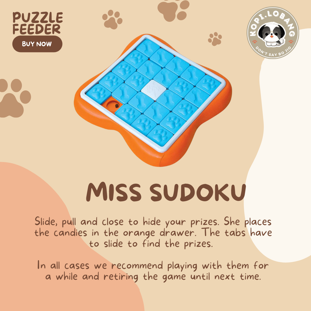 ✅[SG] MR PUZZLE & BRAIN TRAINING GAMES FEEDER ★ FREE Enrichment Tips & Ideas e-Guide Worth $7★ SG Stock ★ Kopi Lobang ★ For Dog Cat ★ Perfect for Gift