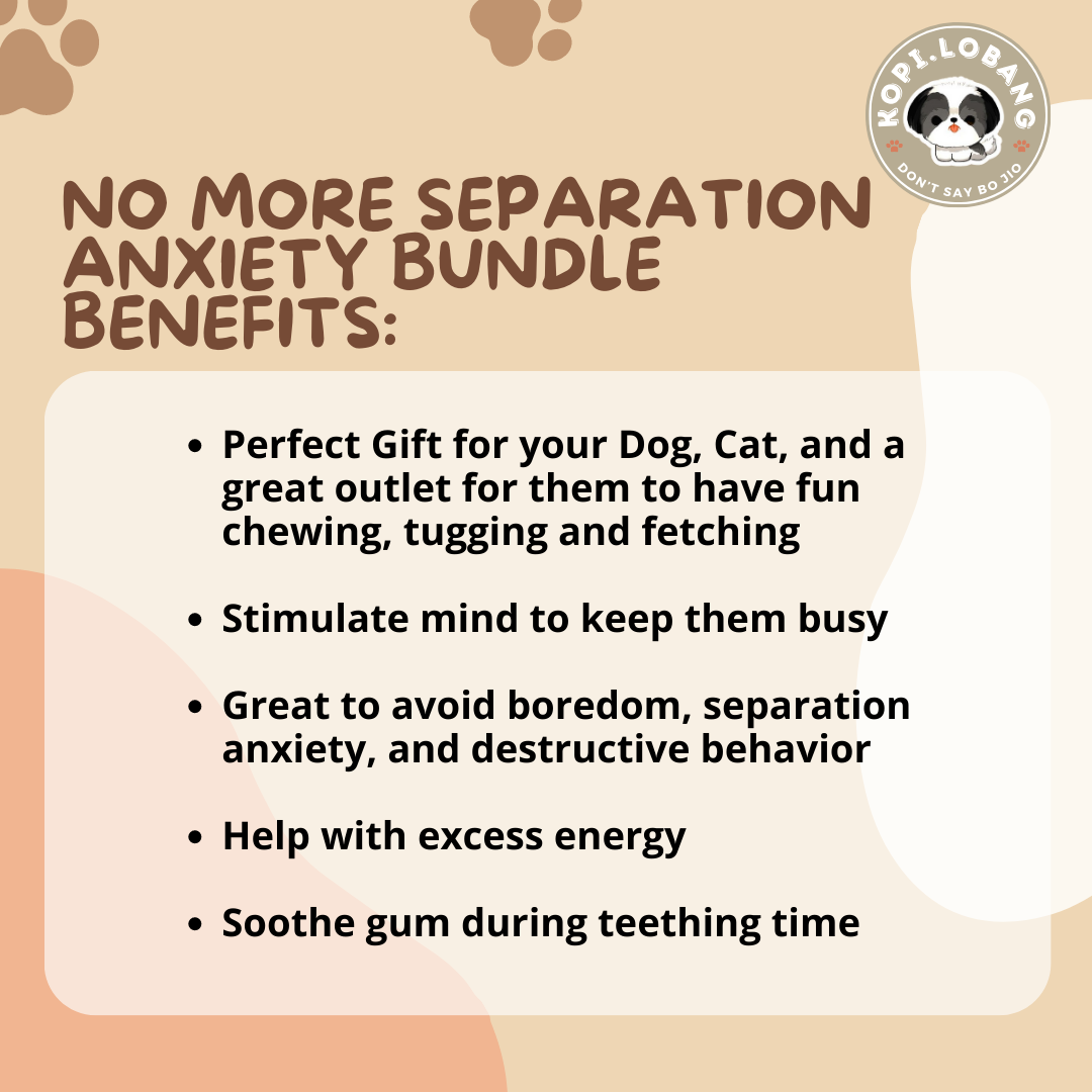 ✅[SG] NO MORE SEPARATION ANXIETY BUNDLE ★ FOR FEMALE DOGS ★ FREE e-Guides