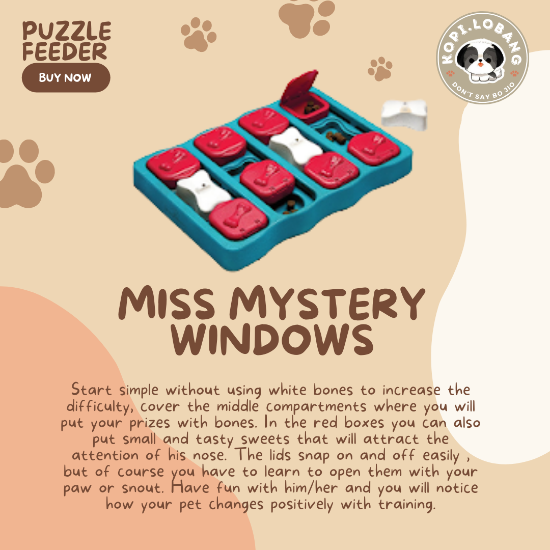 ✅[SG] MR PUZZLE & BRAIN TRAINING GAMES FEEDER ★ FREE Enrichment Tips & Ideas e-Guide Worth $7★ SG Stock ★ Kopi Lobang ★ For Dog Cat ★ Perfect for Gift