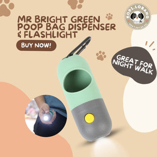 ✅[FAST SHIPPING] 20 ROLLS PAWFECT PATTERNED POOP BAG + FREE Indoor & Outdoor Potty Training e-Guide Worth $7 ★ SG Stock ★ For Dog Cat