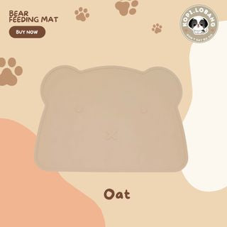 ✅[SG] BEAR PET FEEDING MAT FOR DOGS AND CATS★ FREE Enrichment Tips & Ideas e-Guide Worth $7 ★ Clean & No More Mess  ★ SG Stock ★ Kopi Lobang ★ For Dog Cat ★ Perfect for Gift