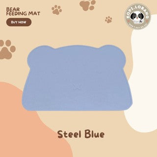 ✅[SG] BEAR PET FEEDING MAT FOR DOGS AND CATS★ FREE Enrichment Tips & Ideas e-Guide Worth $7 ★ Clean & No More Mess  ★ SG Stock ★ Kopi Lobang ★ For Dog Cat ★ Perfect for Gift