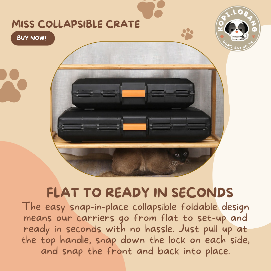 ✅[SG] MR. JAPAN COLLAPSIBLE CRATE FOR DOG AND CAT★ Crate Training ★ FREE Enrichment Tips & Ideas e-Guide Worth $7 ★ Enrichment ★ SG Stock ★ Kopi Lobang