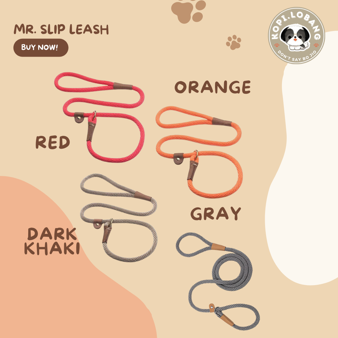 ✅[SG] MR. SLIP LEASH NO-PULL 5 Feet ★ Loose Leash Walking & Training ★ FREE Loose Leash Walking e-Guide Worth $7 ★ SG Stock ★ Kopi Lobang