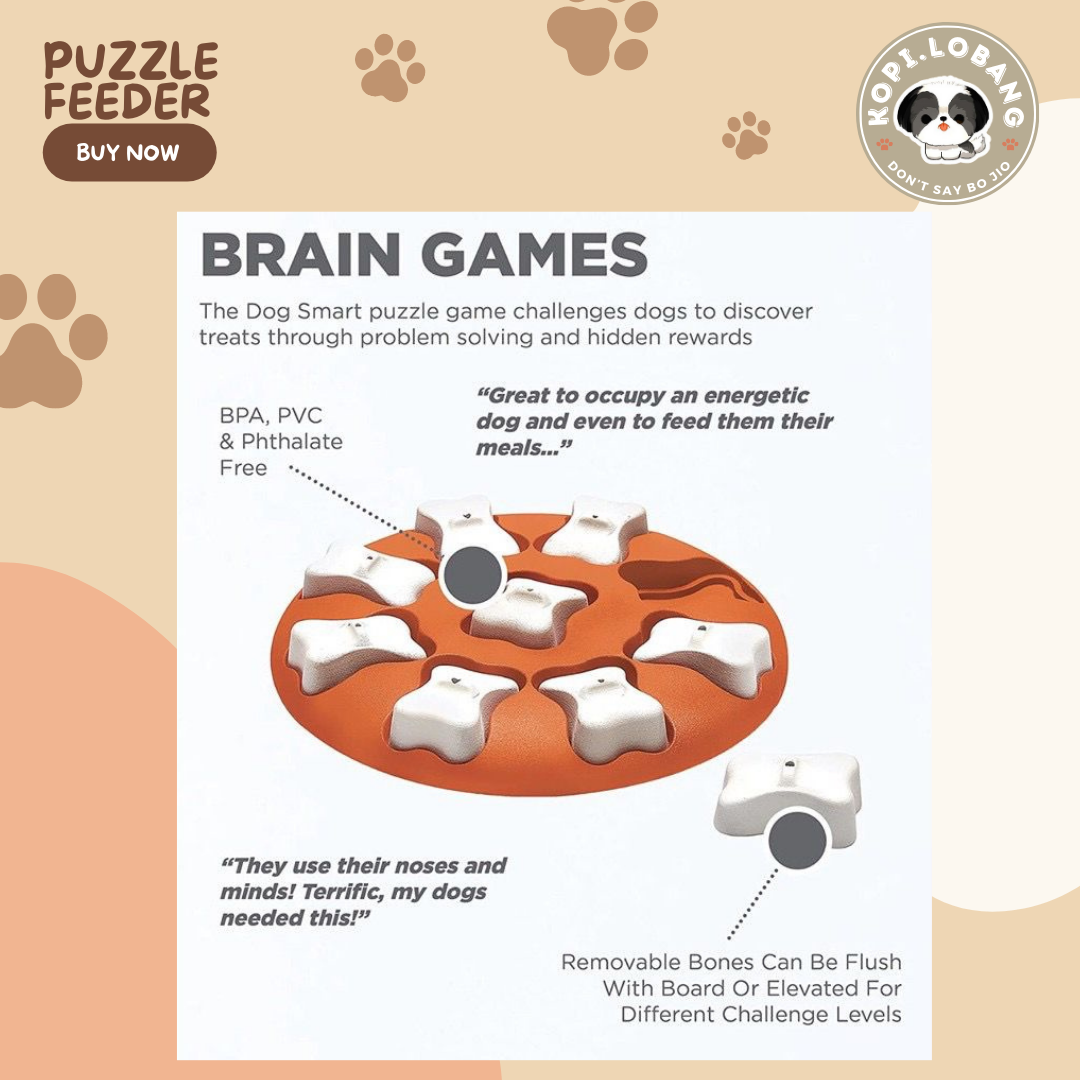 ✅[SG] MR PUZZLE & BRAIN TRAINING GAMES FEEDER ★ FREE Enrichment Tips & Ideas e-Guide Worth $7★ SG Stock ★ Kopi Lobang ★ For Dog Cat ★ Perfect for Gift