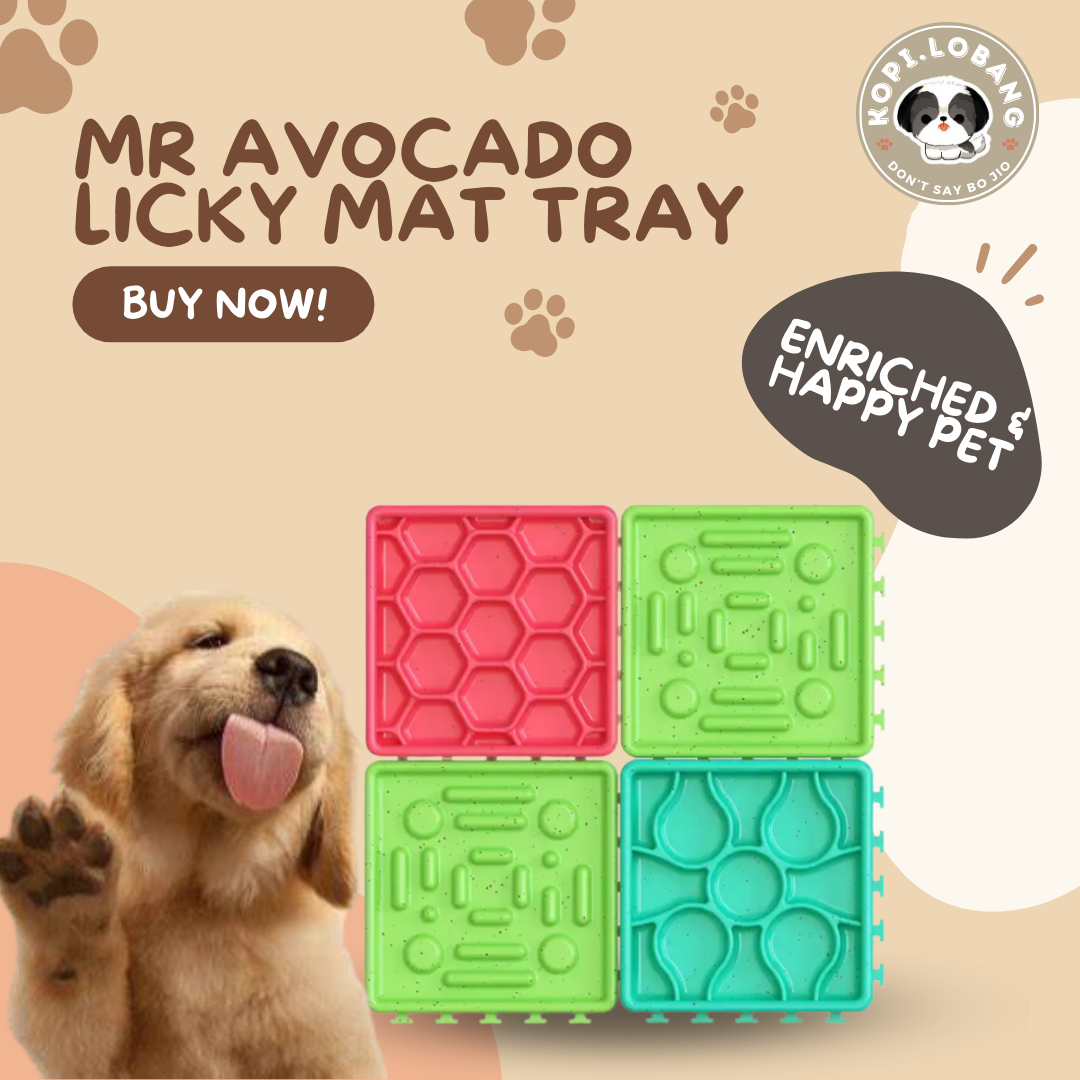 ✅[SG] MR LICK PAD TRAY SLOW FEEDER FOR DOGS AND CATS★ Behavior Modification Training ★ FREE Mr Licky Mat Food Ideas e-Guide Worth $7 ★ SG Stock ★ Kopi Lobang ★ Perfect for Gift